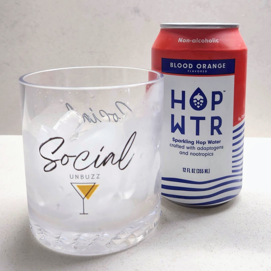 HOP WTR Sparkling Hop Water Blood Orange